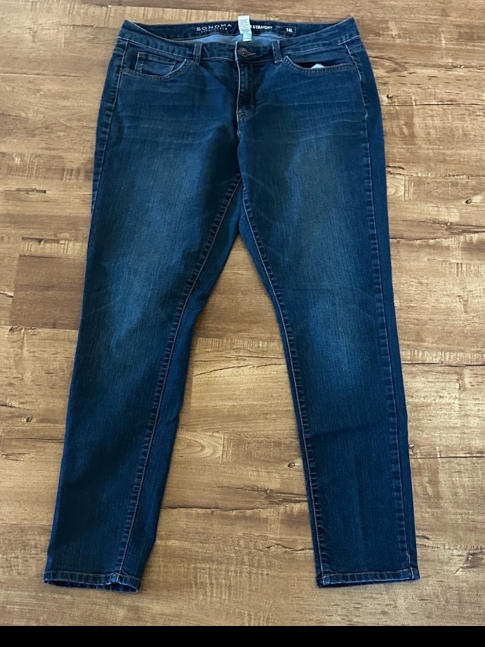 Sonoma Life and Style Slim Straight Jeans